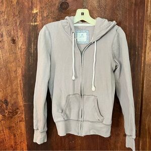 Aerie Heather Gray Zip-Up sweatshirt
